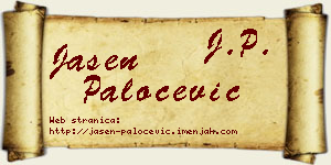 Jasen Paločević vizit kartica